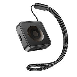 Зарядний пристрій, бездротова док-станція Hoco CW55 для годинників Apple Watch - Black