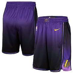Фіолетові баскетбольні шорти Лос dort Лейкерс Nike Los Angeles Lakers NBA Swingman shorts