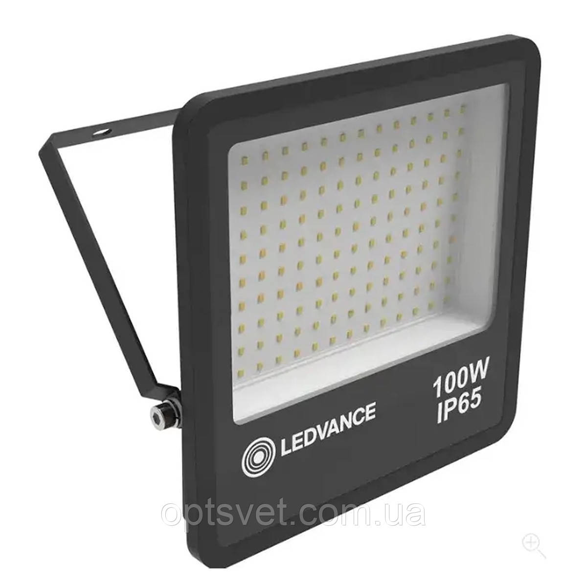Прожектор світлодіодний LEDVANCE FL ECO 100W 6500К 220-240V IP65 BK (4099854230592), фото 1