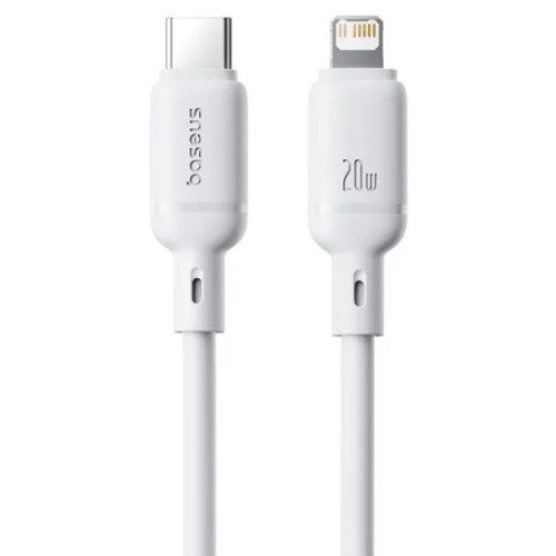Кабель Baseus Silky Series Fast Charging Type-C - Lightning 20W/2m (P10377700213-01) (white)