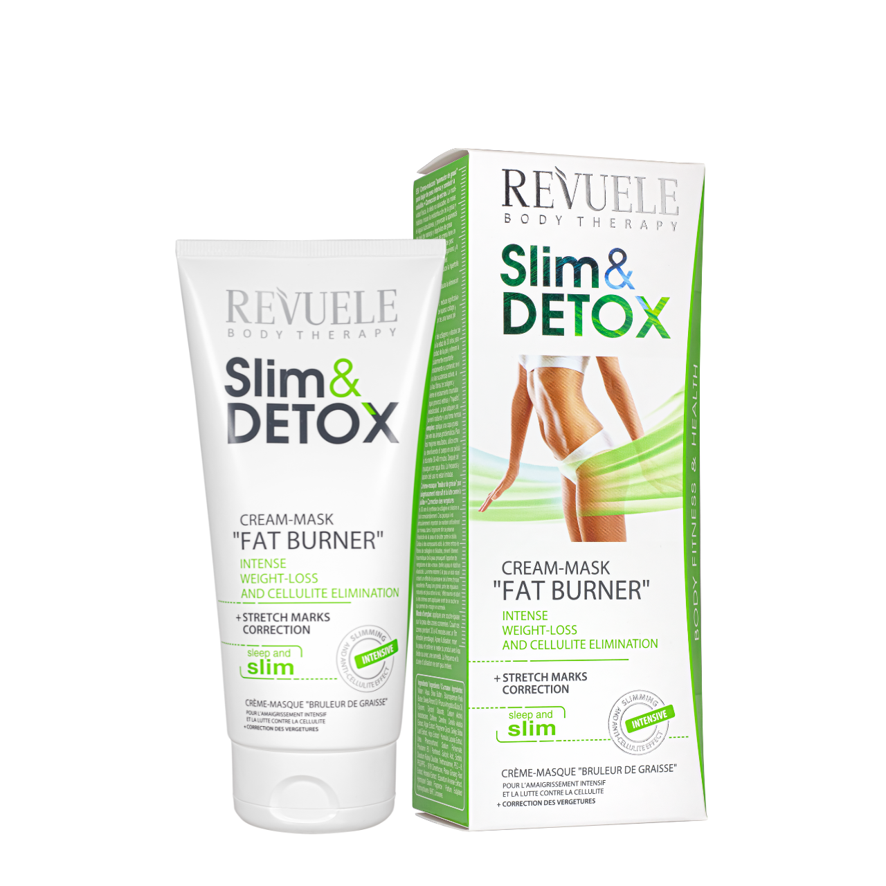 Крем маска для спалювання жиру Revuele Slim & Detom Mask Fat Burner 200 мл