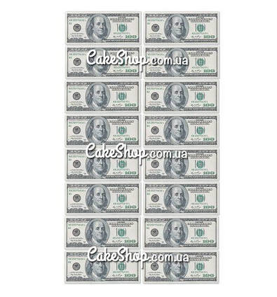 Вафельна картинка Гроші 2