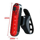 Задній сигнал для велосипеда на акумуляторі від USB, фото 6
