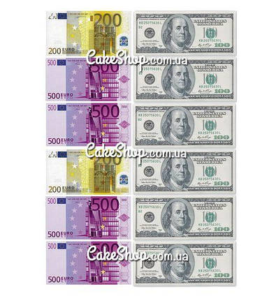 Вафельна картинка Гроші 5