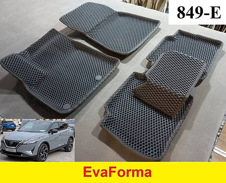 3D килимки EvaForma на Nissan Qashqai e-Power J12 '21-, 3D килимки EVA, фото 1