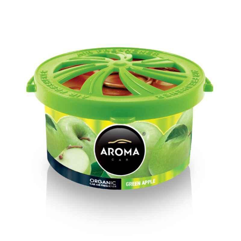 Ароматизатор в машину пахучка для авто Aroma Car Organic Green Apple 560/92101, фото 1