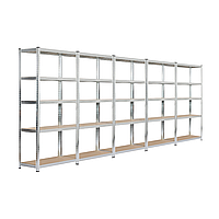 Стелаж FunFit 180 х 450 х 40 см, 175 кг/полиця, 5 полиць (mrk)