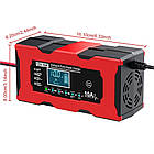 Зарядний пристрій для акумуляторів 12V, 10A / Зарядка для акумулятора / Імпульсне зарядне для АКБ, фото 9