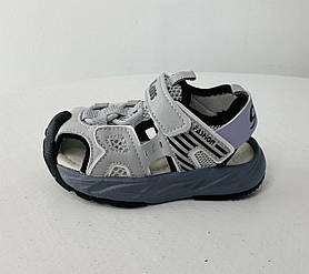 Босоніжки для хлопчиків Сірі (J24206-1A) Kimbo-o