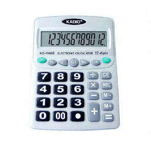 Калькулятор  Kadio KD-1048 B настільний  бухгалтерский