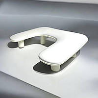 Підлокітник для манікюру на ніжках білий