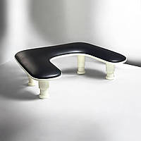 Підлокітник манікюрний з регулюванням висоти ніжок чорний