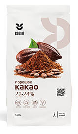 Алкалізованний какао порошок 22/24 % 500 г,  COOKIT