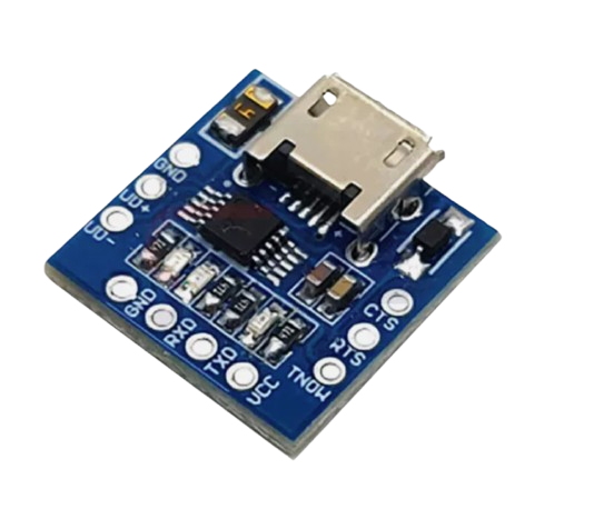 CH340E microUSB до TTL, завантажувач, 5В