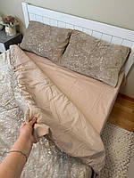 Велюровий комплект постільної білизни! Розмір двоспальний 180×220 «Королева Снов» наволочки 50*70 або 70*70