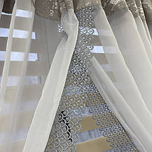 Фіранка на кухню №465 сірий, фото 2