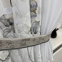 Фіранка на кухню №465 сірий, фото 5