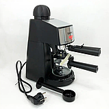 Кавомашина Rainberg кавоварка ріжкова з капучинатором 2200W espresso капучинатор кавоварка, фото 8