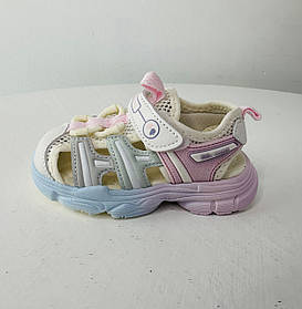 Босоніжки білі  для дівчаток (J24207-1F) Kimbo-o розмір 24 (довжина устілки 14,5 см)