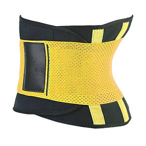 Стягуючий пояс для схуднення на липучці Hot Shapers Belt Power Жовтий S, фото 4