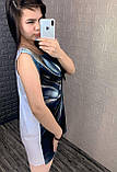 Жіноча літня майка з абстрактним принтом, фото 3