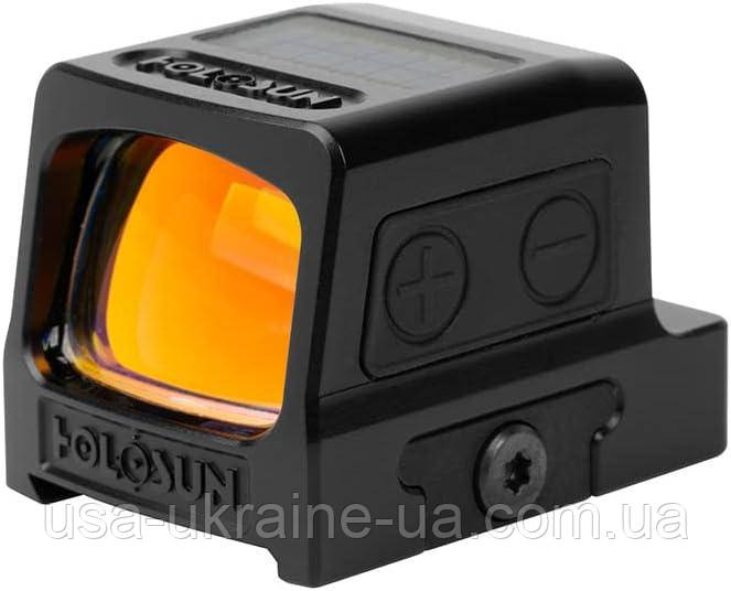 Коліматор HOLOSUN HE509T X Red 2 MOA Dot & 32 MOA Circle (HE509T-RD X2) із сонячною батареєю в титановому корпусі, фото 1