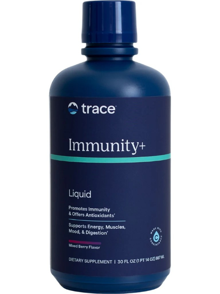 Trace Minerals  Liquid Immunity+ / Комплекс для імунітету в рідкій формі зі смаком ягід 887 мл