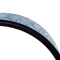 Масажне колесо SP-Sport FI-2432 Fit Wheel Yoga для зміцнення і розтяжка м'язів 33х14 см. Синій із принтом, фото 5