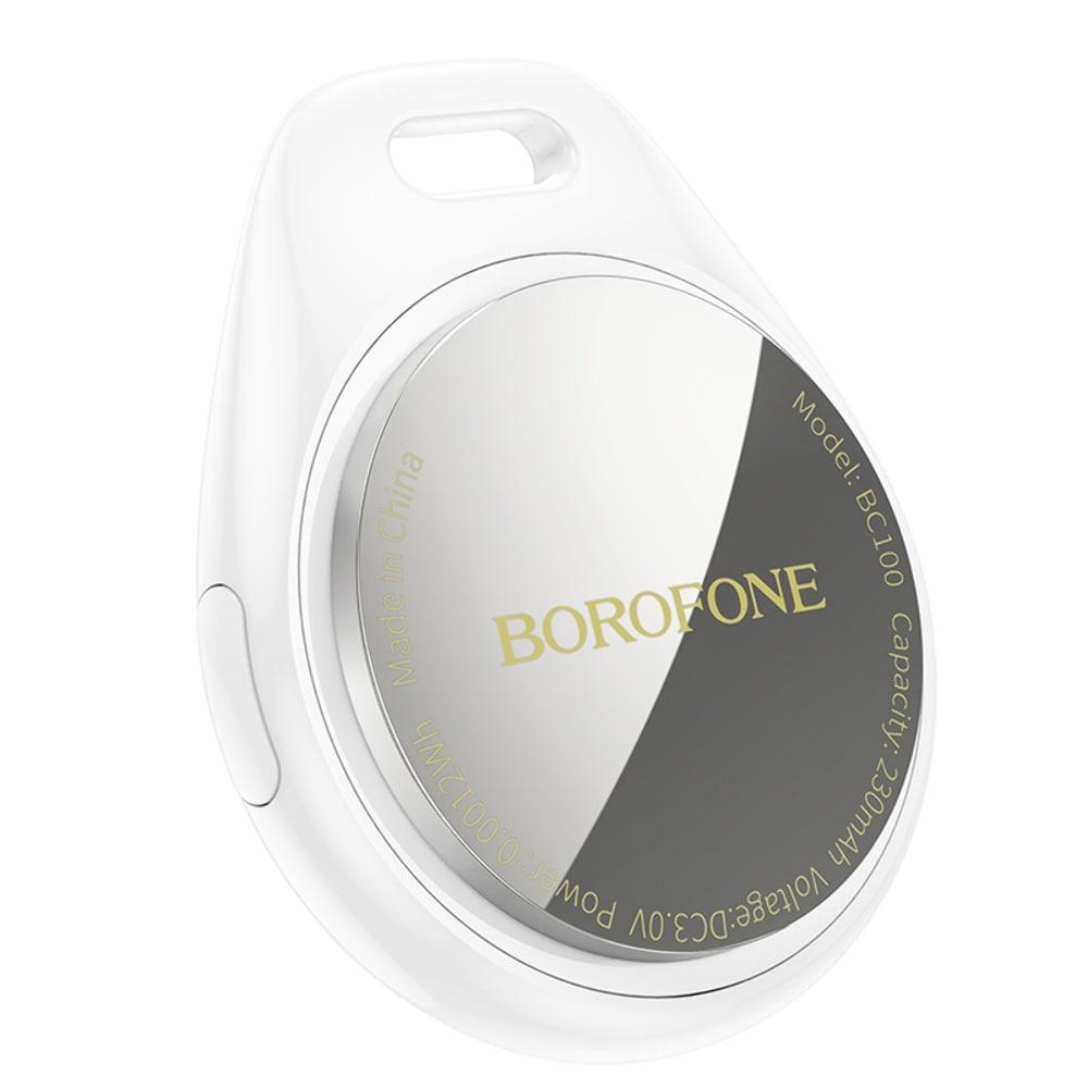Смарт брелок для пошуку Borofone BC100 GPS трекер (для пристроїв IOS) White