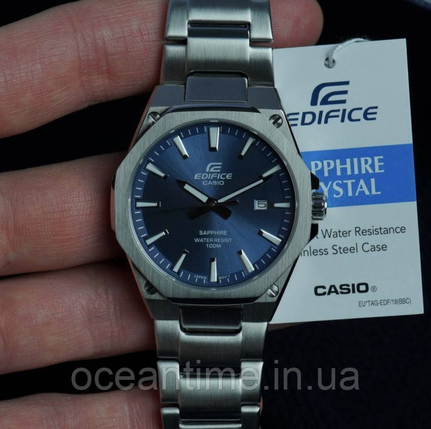 Годинник Casio Edifica EFR-S108D-2AVUEF BLUE Saphire, фото 1