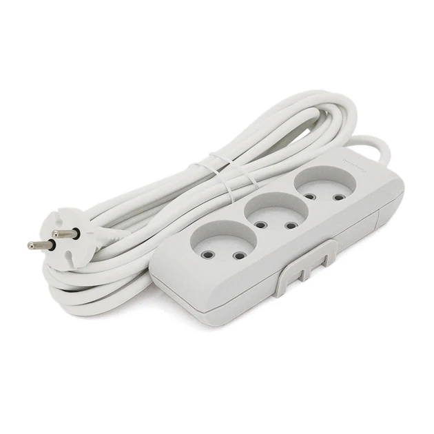 Подовжувач 3 гнізда 2 м без заземлення Panasonic X-tendia, фото 1