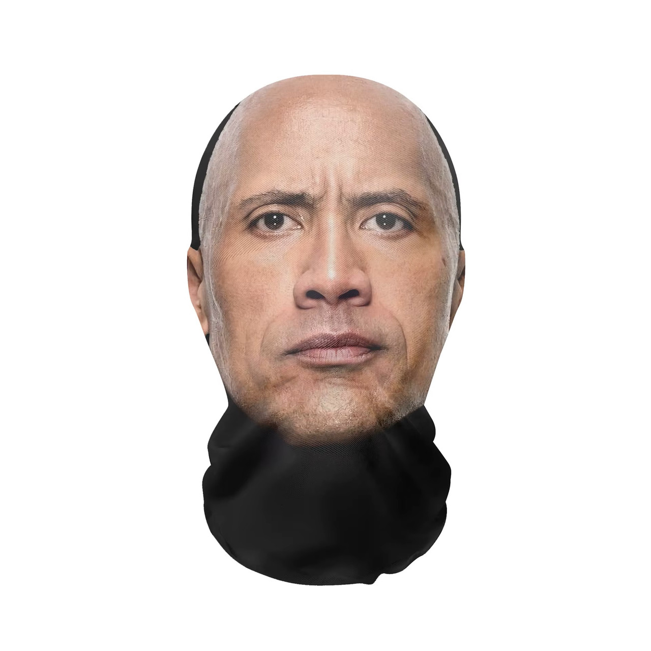 Карнавальна маска прикол Дуэйн Скала Джонсон (Dwayne Rock Johnson) універсальна.