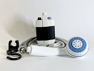 Душ із помпою портативний похідний переносний кемпінговий на акумуляторі W29, туристичний душ