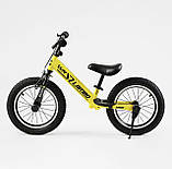 Біговел Corso Lambo колеса 14 дюймів, сталева рама 14704, yellow, фото 3