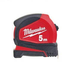Рулетка Milwaukee Pro Compact, 5 мх19 мм, з фіксатором змотування, АБС-пластик
