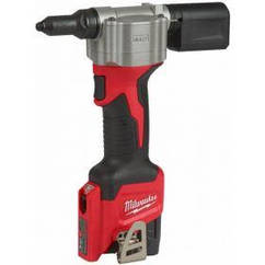 Заклепник акумуляторний Milwaukee M12 BPRT-201X 12В АКБ 1x2А·год ЗП C12C 2.4 мм 3.2 мм 4.0 мм 4.8 мм 2.1 кг кейс