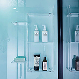 Гідромасажний паровий бокс 100х100х223 см GOLSTON G-U695 S напівкруглий низький піддон прозоре скло 6 мм, фото 8