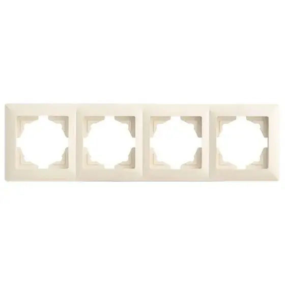 Рамка 4- місцева горизонтальна VISAGE КРЕМ (арт. VS 28 12 145), фото 1