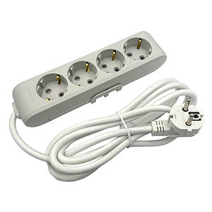 Подовжувач 4 гнізда 3 м із заземленням Panasonic X-tendia