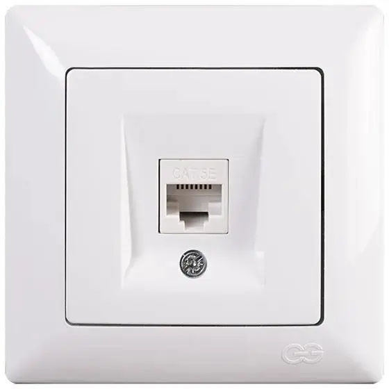 Розетка комп'ютерна VISAGE БІЛИЙ (арт. VS 28 11 130), фото 1