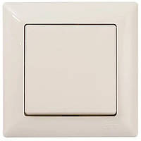 Вімікач 1 кл. VISAGE КРЕМ (арт. VS 28 12 101)