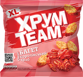 Сухарики багет ХрумTeam королівський краб 100 г