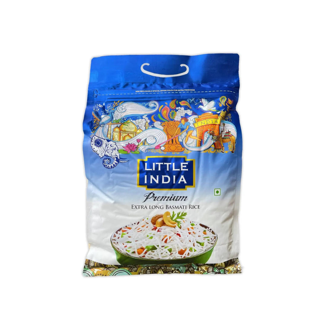 Рис басматі довгий пропарений Little India для плову, 5кг, Індія