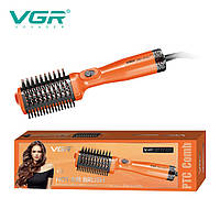 Фен стайлер для укладання та завивки волосся VGR V-497 ORANGE, Professional