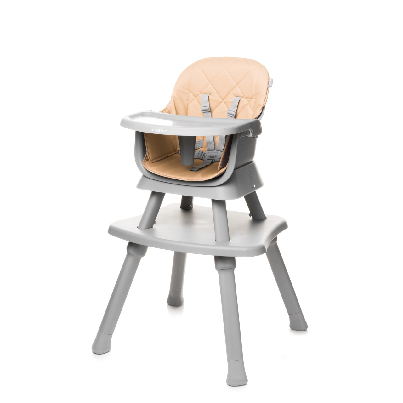 Стілець для годування 4BABY Master 6в1 camel, фото 1