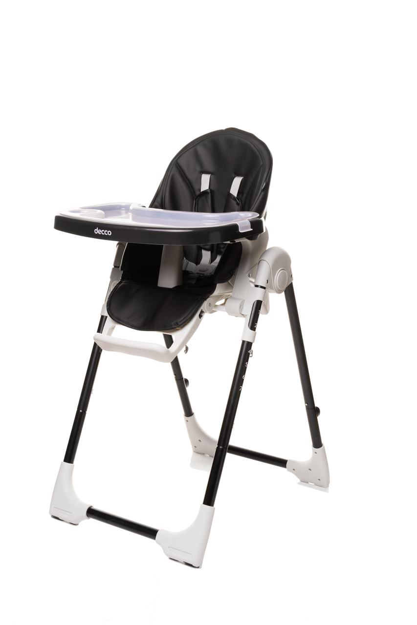 Стілець для годування 4BABY Decco black, фото 1