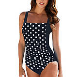 Суцільний жіночий купальник з утяжкою – моделює фігуру та підкреслює талію, фото 4