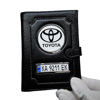 Портмоне Toyota з держ. номером, Органайзер Тойота