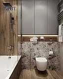 Прихована кнопка змиву Edplit Whisper M2 CWGS Geberit Sigma (E10006), подовжена, фото 3