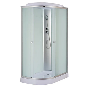 Бокс душовий без гідромасажу Mixxus WAVE SB02-120x80x215-R-FB SATIN з низьким піддоном